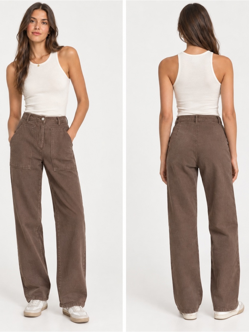 Wilfred Free Aritzia Modern Utility Pants Brown Size 4